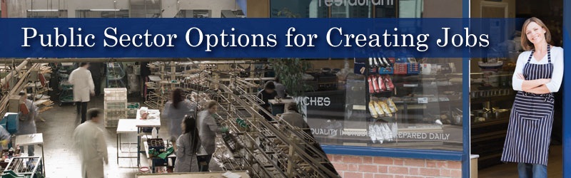 Public Sector Options for Creating Jobs